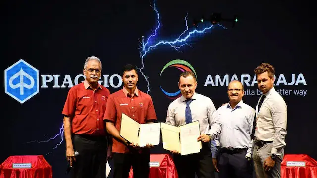 Amara Raja and Piaggio India Sign MoU to Boost EV Battery Production