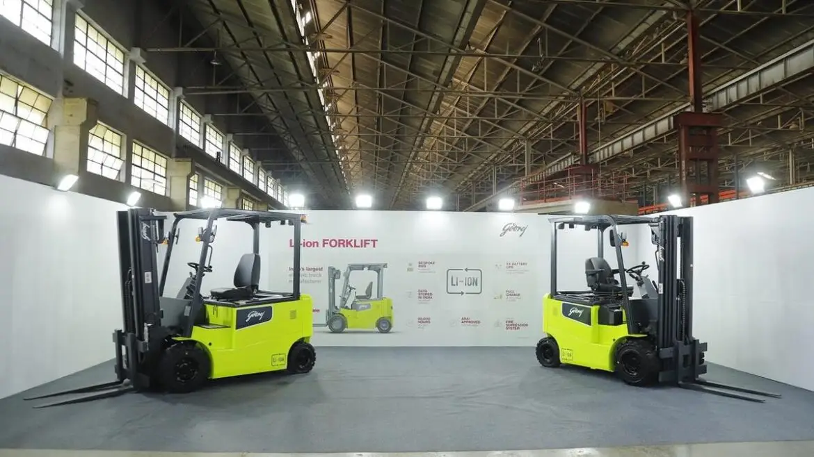 Godrej & Boyce Introduces Lithium-ion Powered Forklift Truck