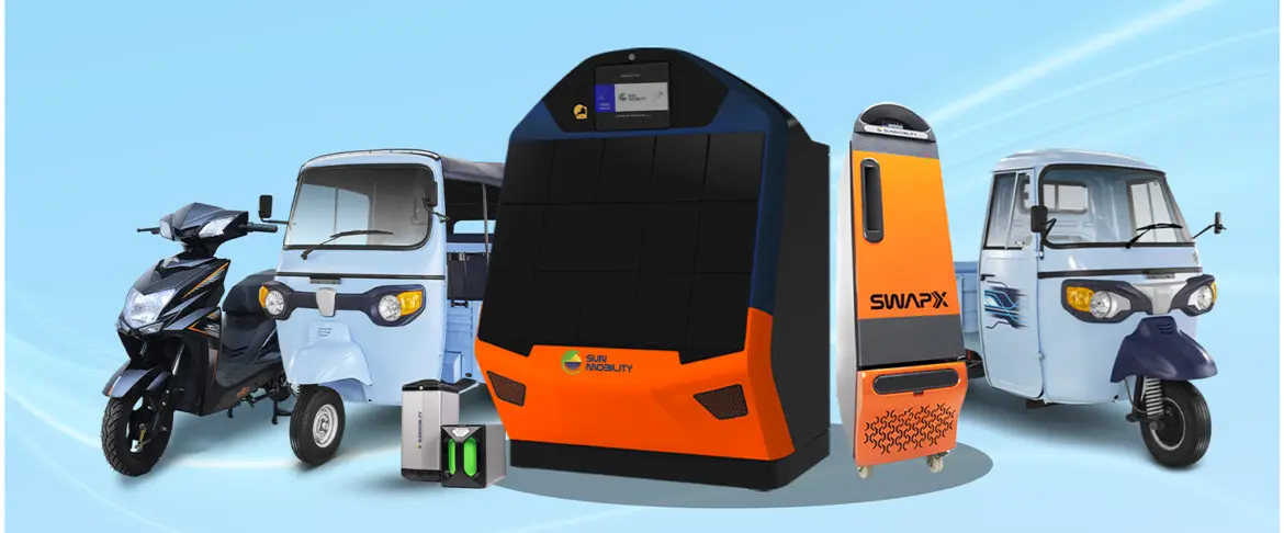 SUN Mobility Introduces Modular Battery Swapping Tech for HEVs